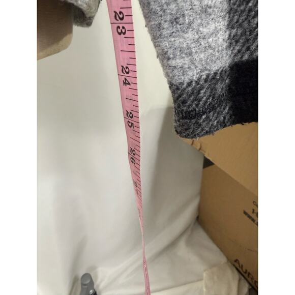 John Wayne Buffalo Plaid Medium Classic Cowboy Country Cozy Pullover Button Up - Picture 9 of 11